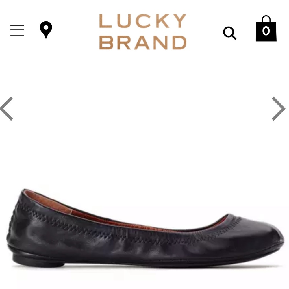 Lucky brand LK Emmie ballet flats 9.5 NWT